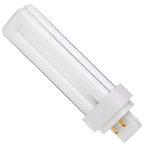 GE 97596 F13DBX/SPX35/4P 13W T4 Double Tube CFL 4pin G24q-1 3500k Warm White