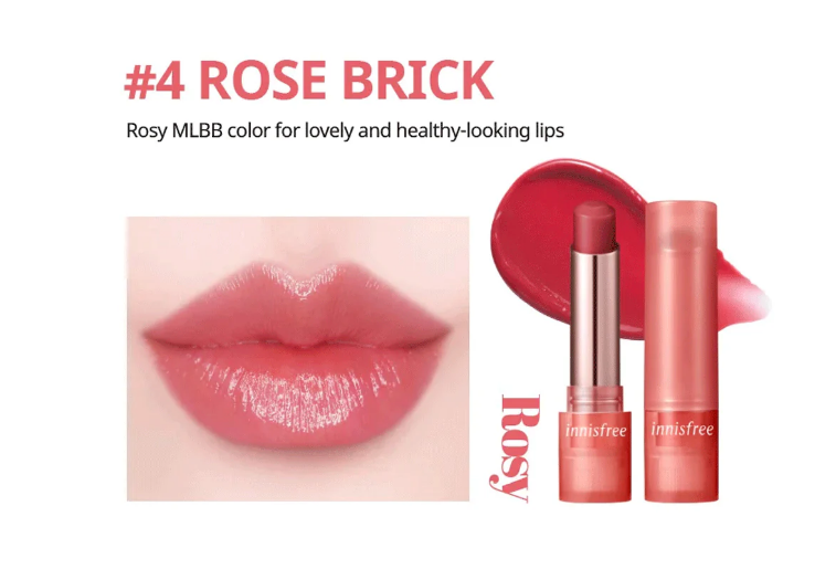 Innisfree Dewy Tint Lip Balm 3.2g, Rose Brick, 1 pc