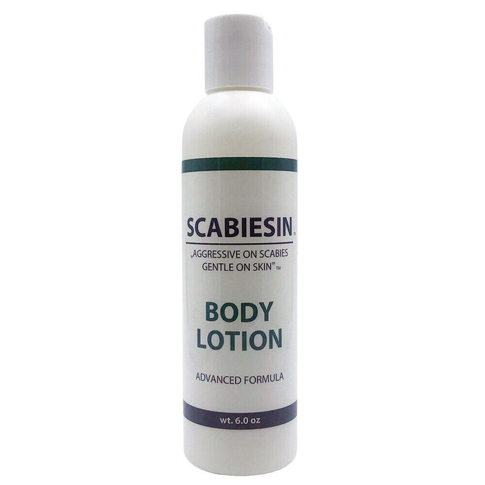 Scabiesin Anti-Scabies Body Lotion, Kill Mites, Stop Skin Itching - 6.0 oz