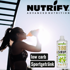 NUTRIFY Low Carb 1:80 Syrup Vital Drink Beverage Concentrate 1L for 80L