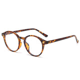 PRIVEL Blue Light Blocking Computer Glasses Vintage Retro Round Style Men Women Unisex (Tortoise)