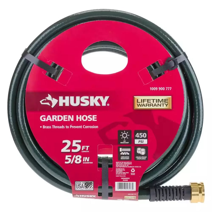 HUSKY 5/8 In. X 25 Ft. Heavy-Duty Hose 450+ Psi Burst Strength New