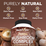 NUTRIVEIN Mushroom Supplement - 2500 mg, 90 Capsules