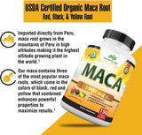 MARCA NaturaLife  Labs DHW-12 Organic Maca Root 950mg per Capsule 150 Capsules