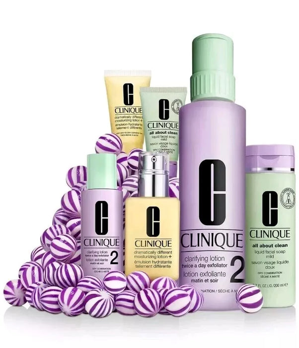 Clinique Great Skin Everywhere For Dry Combination Skin 6 Piece Set Gift