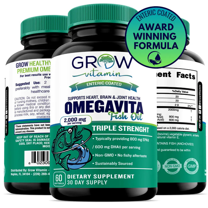 OmegaVita Fish oil Formally omegawell, High Potency, 2000mg omega-3