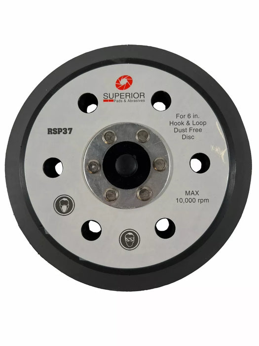 Backing Pad 6" Hook Loop for Porter Cable Polisher 7424 7424XP 18001