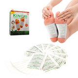 KINOKI 20Pcs Detox Foot Pads Detoxify Patch Toxins Fit Health Care Pad Cleanse & Box