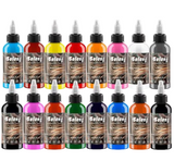 SOLONG TATTOO 16pcs Tattoo Ink Colors Set, 1oz (30ml) Tattoo Inks Pigment Kit for Tattoo Kit T