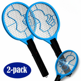 YT 2Pcs YT Mosqutio Fly Zapper Racket 2800V High Volt Insect Swatter Instant Attack