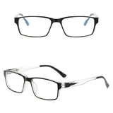 FELRES Small Frame Myopia Nearsighted Glasses For Men Women Anti-Blue Light Glasses New (BLACK)