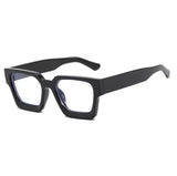 FELRES Thick Frame Myopia Nearsighted Glasses Men Women Anti Blue Light Retro Glasses