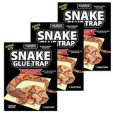 HARRIS Snake Glue Trap, Super Sized for Snakes, Rats, Mice and Insects (3-Pack)