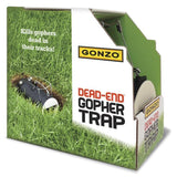 GONZO 5001 Dead-End Mole & Gopher Trap - The Ultimate Non-Poisonous Defense Against Burrowing Pests