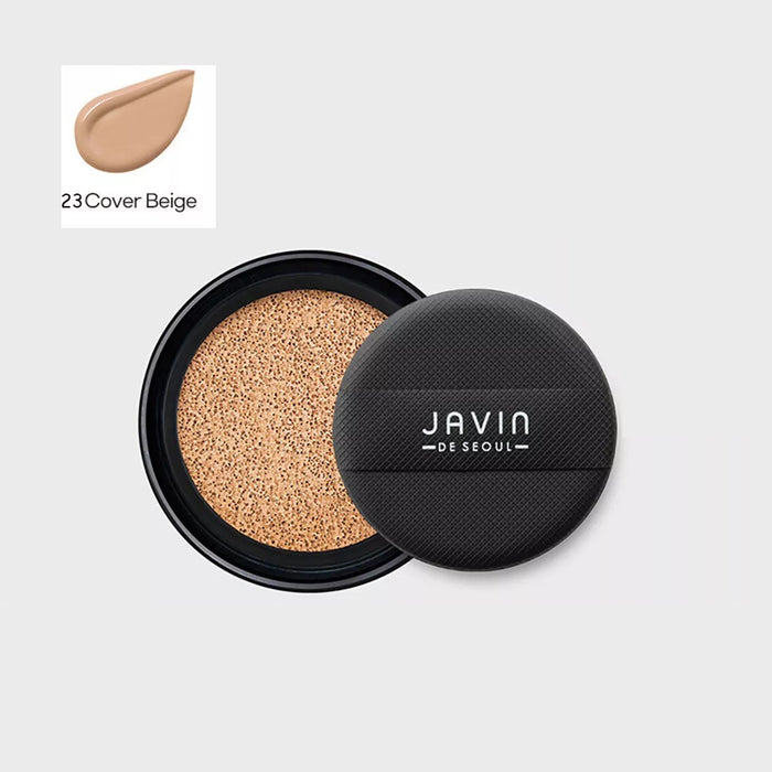 JAVIN DE SEOUL Wink Foundation Pact 15g renewal 5 Color SPF50+PA+++K-beauty (#23 Cover Beige Refill)