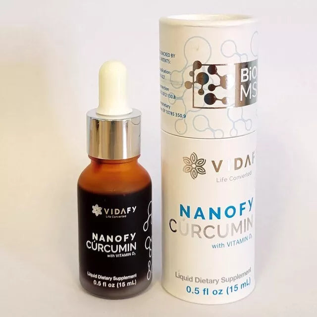 NANOFY by VIDAFY Curcumin Root Extract = Turmeric Rhizome Extract +Vitamin D3