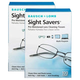 Bausch & Lomb Sight Savers Pre-Moistened Lens Cleaning Tissues 2 Packs/200 Wipes