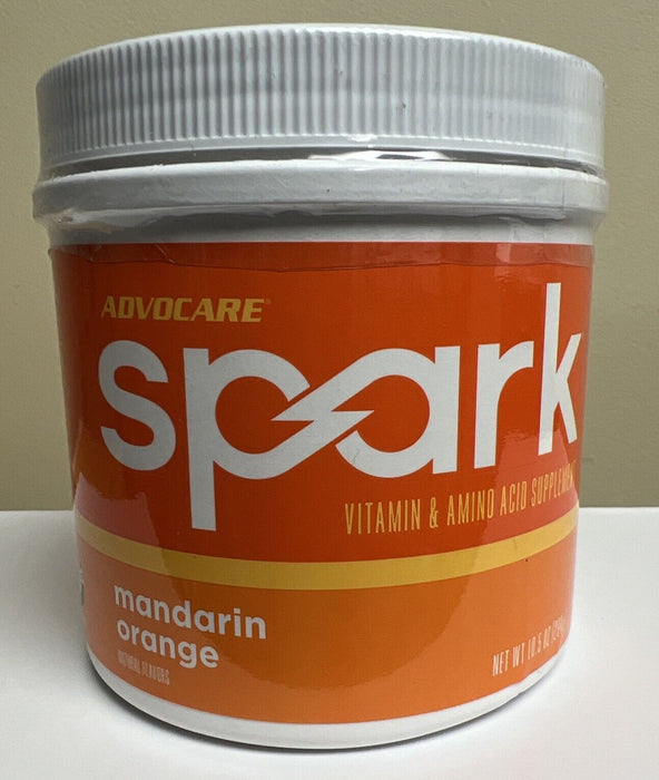 ADVOCARE Spark Canister (10.5 oz) Vitamin &Amino Acid Supplement,Mandarin Orange