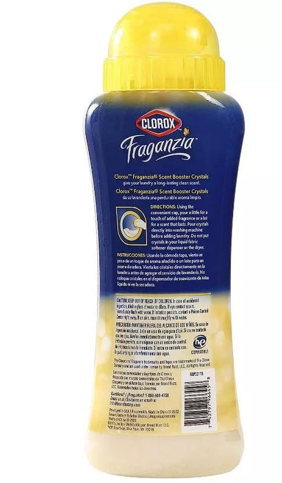 CLOROX Fraganzia In-Wash Scent Booster Crystals in Vanilla Scent, 18Oz Twin Pack