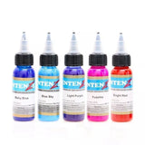 INTENZE 14 Color Intenz Tattoo Ink Set 1oz 30ml Bottles Genuine Inks Permanent Makeup