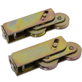 Pair of Tandem Sliding Patio Door Roller Wheels Aluminium Upvc Timber 32mm