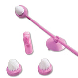 My Shiney Hiney Soft Bristle Personal Cleansing Brush Set - Violet