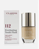 Clarins Everlasting Youth Fluid SPF 15 - #112 Amber - 30ml / 1 oz  New Boxed