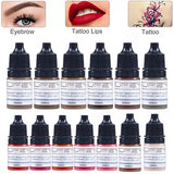 17 Color Permanent Makeup Pigments Tattoo Inks Eyebrows Microblading Tattoo Ink (WATER CHERRY)