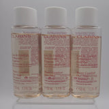 LOT OF 3 Clarins Water Comfort One Step Cleanser w Peach 1.7oz Normal Dry Skin