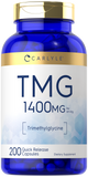 CARLYLE TMG 1400mg | 200 Caplets | Trimethylglycine | Non-GMO Gluten