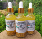 THEANOINTEDFLOW Fenugreek Oil for Hair Growth Dandruff Psoriasis Fade Dark Spots Blemish Organic