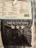 Casual Canine BAD TO THE BONE Dog T-Shirt Tee Cotton SMALL / Dog Shirt