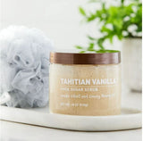 Tahitian Vanilla Bean Sugar Exfoliating and Hydrating Body Scrub 18 oz.