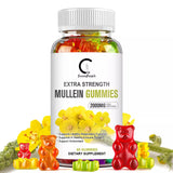 GPGP GreenPeople Mullein Leaf Gummies For Lung Cleanse Detox Herbal Dietary Supplement 2000mg 60 Gummies