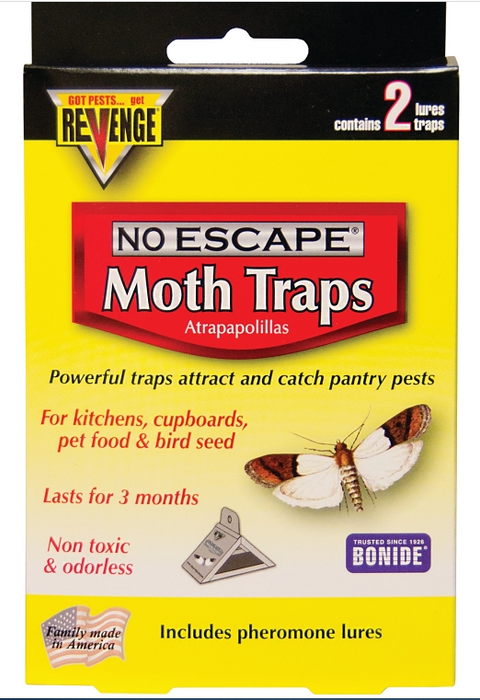 BONIDE No Escape Pantry Moth Traps Revenge for Kitchen