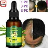 CLOTHES OF SKIN Regrow 7 Day Ginger Germinal Hair Growth Serum Hairdressing Oil Loss Treatment