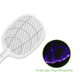 THEPERFECTYOU 2-in-1 Electronic Mosquito Fly Bug Swatter Insect Killer Zapper Light Trap Lamp