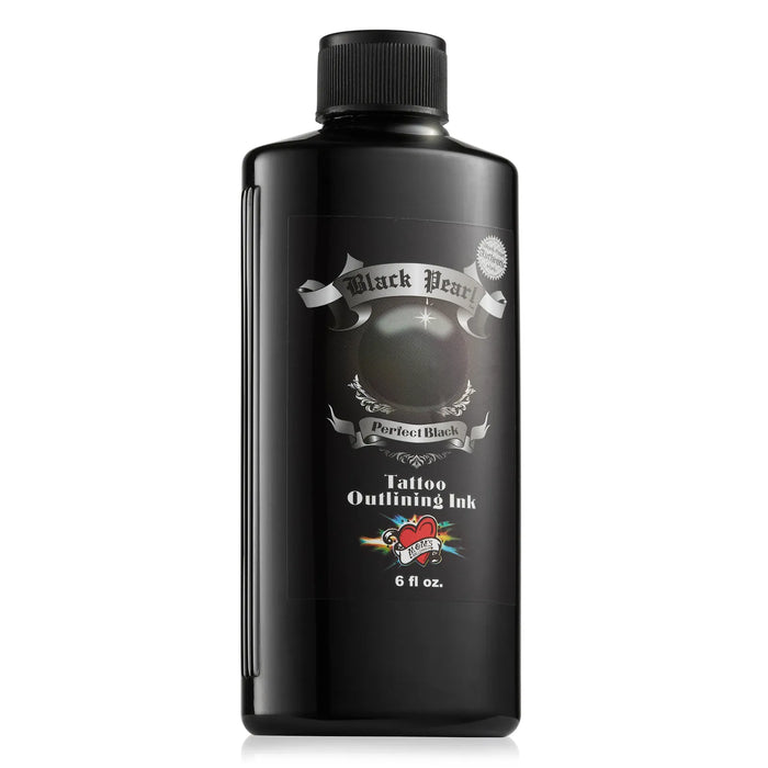 MOMs Millennium Tattoo Ink - Black Pearl - Outlining Ink - 6 oz