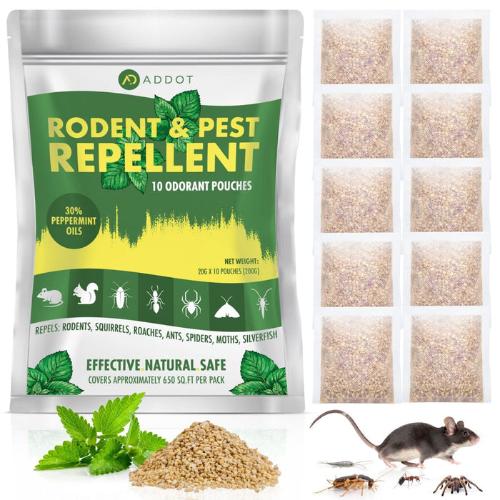 Natural Peppermint Mouse Rodent Rat Repellent 10 pack Pest Insect Control