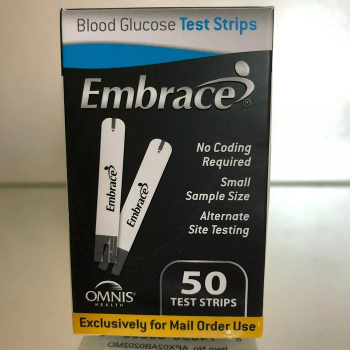 Embrace Blood Glucose Test Strips 50 CT.