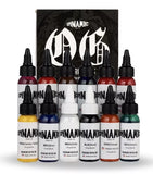 DYNAMIC COLOR CO. Tattoo Ink OG Color Set 1oz Pigments