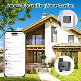 ANSETO Wifi Water Timer for Garden Irrigation System, Hose Timer for Lawn Watering System