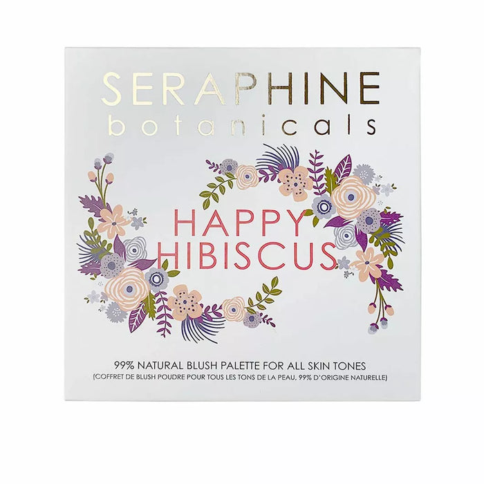 SERAPHINE Happy Hibiscus Blush Palette 99% Natural All Skin Tones Full Size