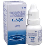 Intas C-NAC Eye Drop (N-Acetyl-Carnosine) Eye Drops - 10 ml (Pack of 2) Free Shipping