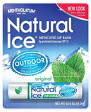 MENTHOLATUM Natural Ice Lip Balm SPF 15