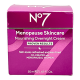 No7 Menopause Skincare Nourishing Overnight Cream - 1.69 fl oz