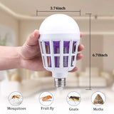 DONWELL Mosquito Fly Insect Bug Pest Killer Zapper UV LED Lamp Light Bulb 15w