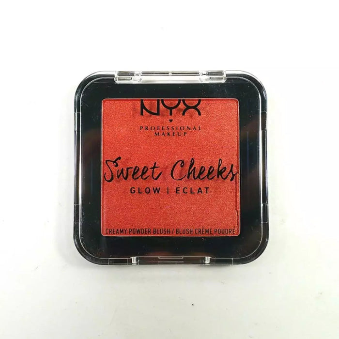 NYX Sweet Cheeks Creamy Powder Blush Glow Citrine Rose