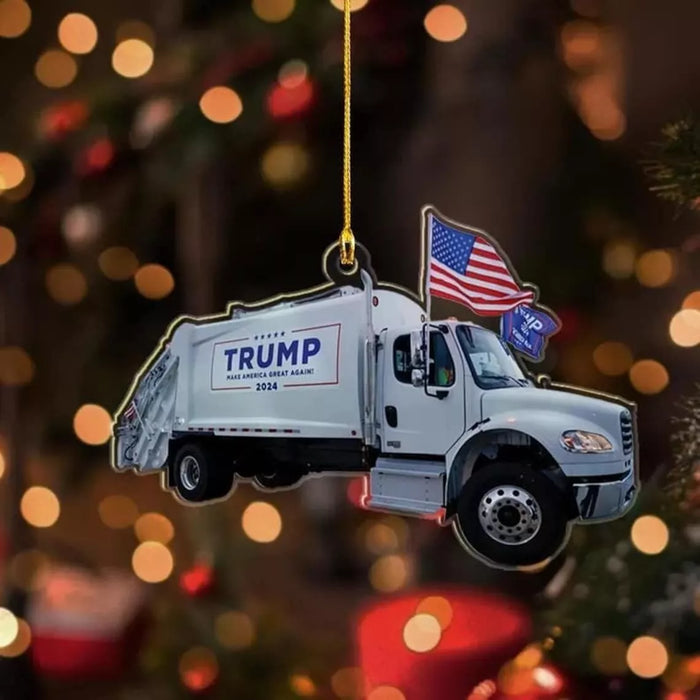 Donald Trump MAGA Christmas Ornament, Donald Trump President 2024 Ornament Gift