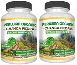 PERUVIAN ORGCANIC Chanca Piedra 1800 mg Peruvian organic material Stone Breaker (2 bottles 240 caps)